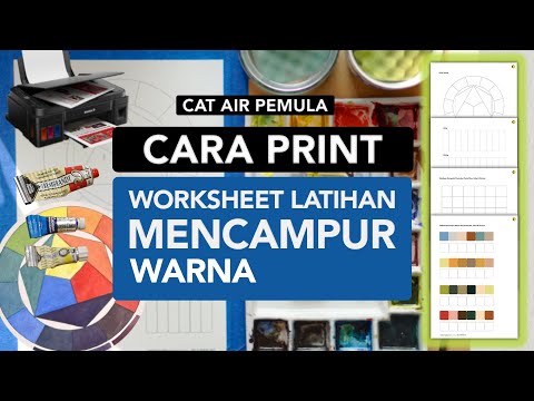 Video: Bisakah printer mencetak di atas kertas cat air?