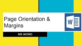 #32 Page Orientation & Margins | Designing The Document | #WordBeginner
