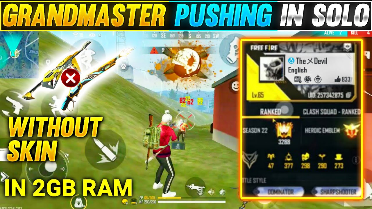 Road To Grandmaster Season 23 | Solo Grandmaster Gameplay | Solo Grandmaster Push | Hindi |