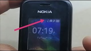 طريقة إصلاح عطل ظهور علامة سماعة الأذن في هاتف Nokia 105