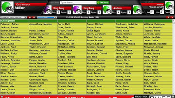 Live Draft Software Part 2 with Audio