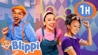 Blippi, Meekah, And Ms. Rachel's Best Collaboration Musical Day!⭐🎵 | Kids Adventure | Moonbug Kids