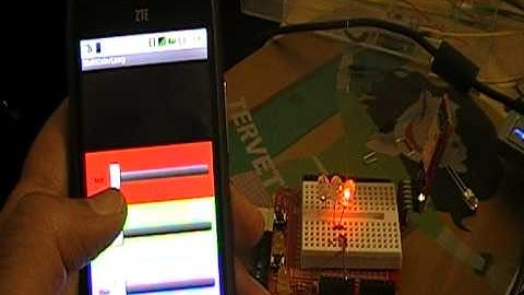 multicolor lamp using arduino, amarino and bluesmirf- www.buildcircuit.com