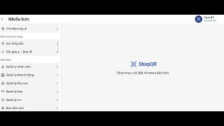 MenuQR: Hướng dẫn mở ca, đóng ca