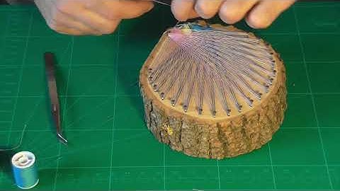 Creative half an hour string art in 2 minutes - time-lapse