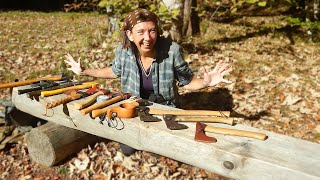 Playing with Axes, Bushcraft Hatchets