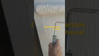 How to texture drywall  Paint roller texture  DIY stipple drywall texture drywall repairman