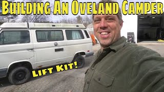 Building the ultimate Overlanding VW Camper. How to install a lift kit in a Volkswagen Vanagon.