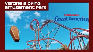Visiting a dying amusement park California’s Great America vlog