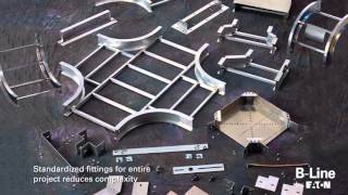 Cable Management with B-Line KwikSplice Cable Tray System Profile