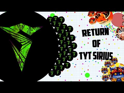 Agar.io BOTS vs. TYT SIRIUS + DECUPLE (10x) LINESPLIT IN AGARIO 