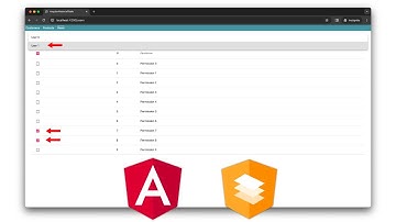 Cómo crear una tabla reutilizable con #angular y angular material | Preseleccionar filas