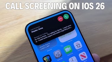 New Call Screening feature for iOS 26