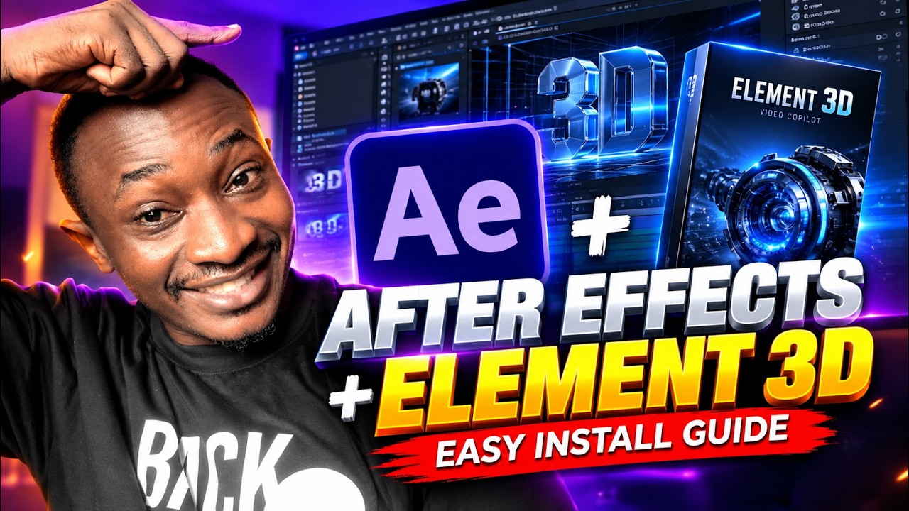 🔴 LIVE: How to Install After Effects & Element 3D Plugin | Step-by-Step ...