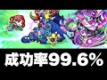 【水ノマ】降臨3体編成。脅威の成功率99.6%