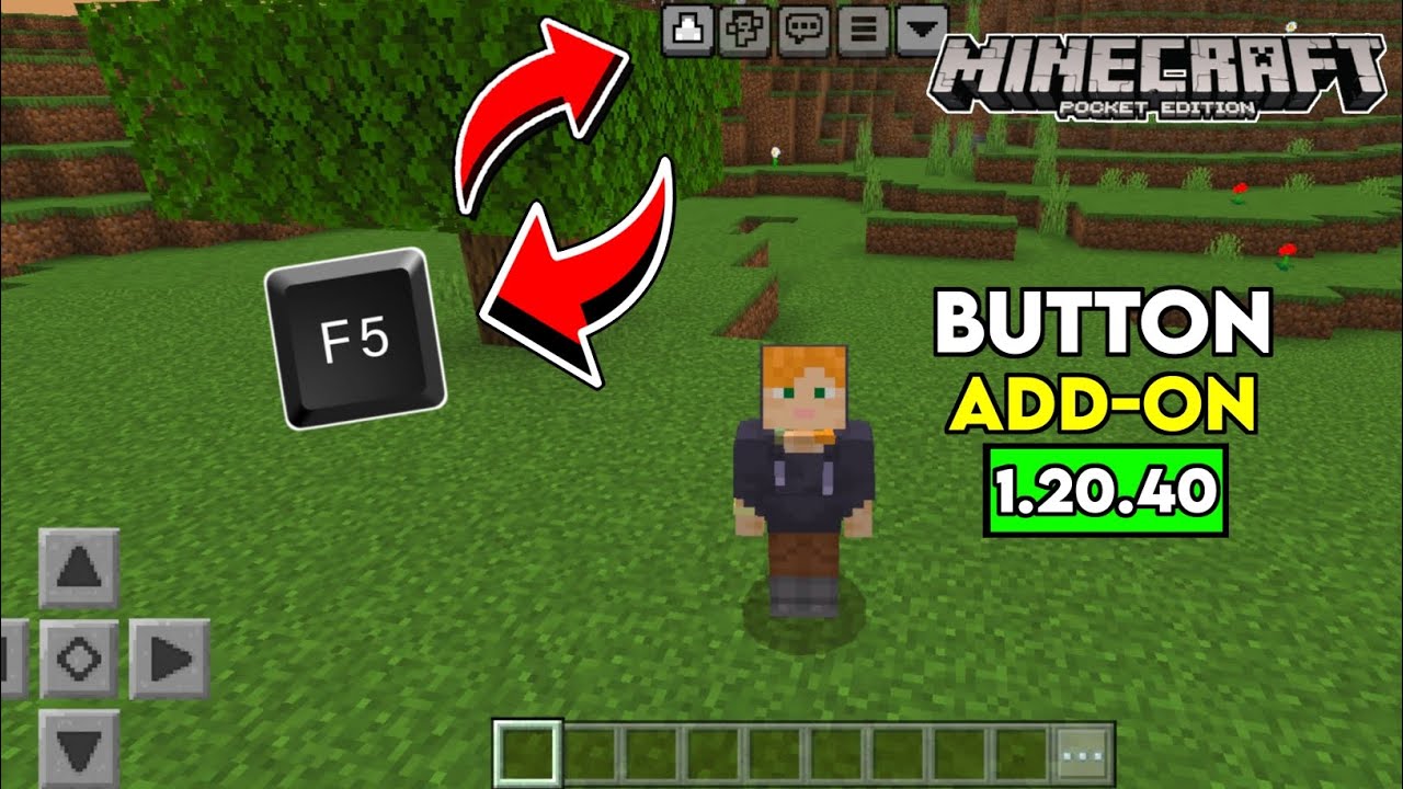 F5 Button Addon For Minecraft PE 1.20