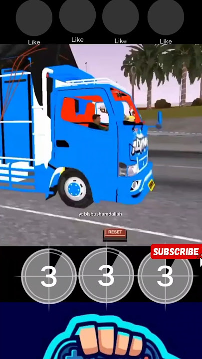 truk biru lagi oleng #trukoleng #telolet