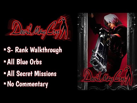 Devil May Cry HD Remaster Full Game S-Rank Walkthrough [All Blue Orbs/Secret Missions]