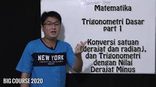 Matematika kelas X - Trigonometri dasar part 1 - Definisi, Konversi dan Dasar dasar