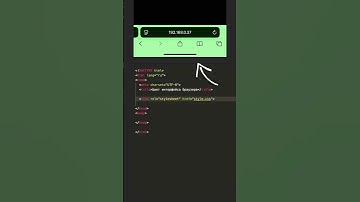 🟢 Настройка цвета браузера #html #css #js #javascript #frontend #it