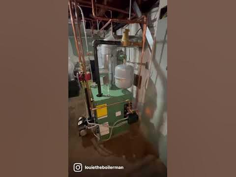 New Yorker Oil Boiler Installation - YouTube
