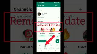 Whatsapp update option kaise hataye | Whatsapp update option delete | Whatsapp channel delete kare screenshot 3