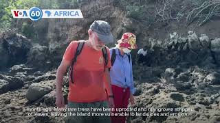 VOA60 Africa - Mayotte: Nature specialists assess damage from Cyclone Chido