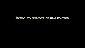 Remote visualization