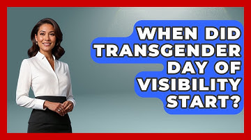 When Did Transgender Day Of Visibility Start? - Gender Equality Network