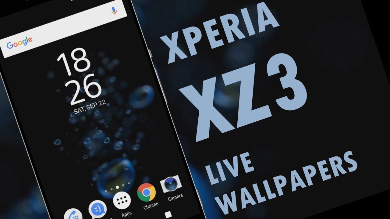 Sony Xperia Xz3 Live Wallpapers Ported To Sony Devices Android 7 0