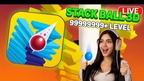 STACK BALL 3D 🎮 FULL POWER RUN| ✅ LIVE #gaming #stackball #gameplay 🇦🇪🏀