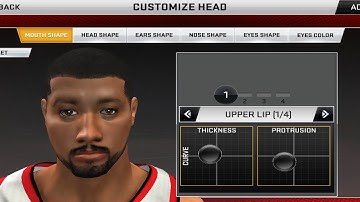 Tim Duncan face creation nba2k20 mobile and rookie tim duncan