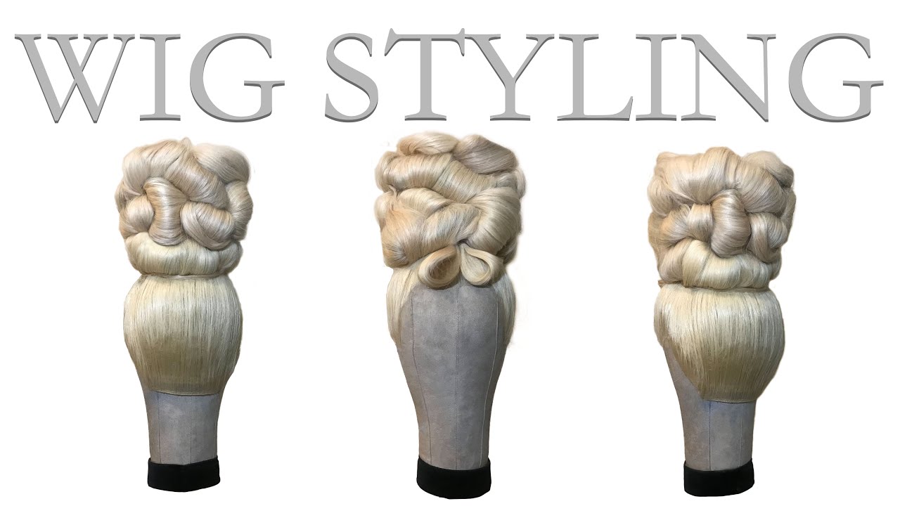 Aristocrat Style Big Wig Hair!!  Wig Tutorial !! Wig