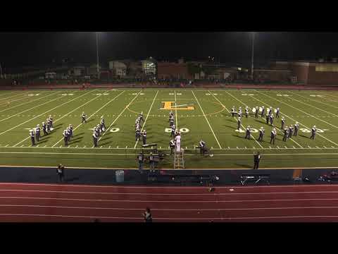 Ledyard High School Marching Band halftime performance 10/14/21