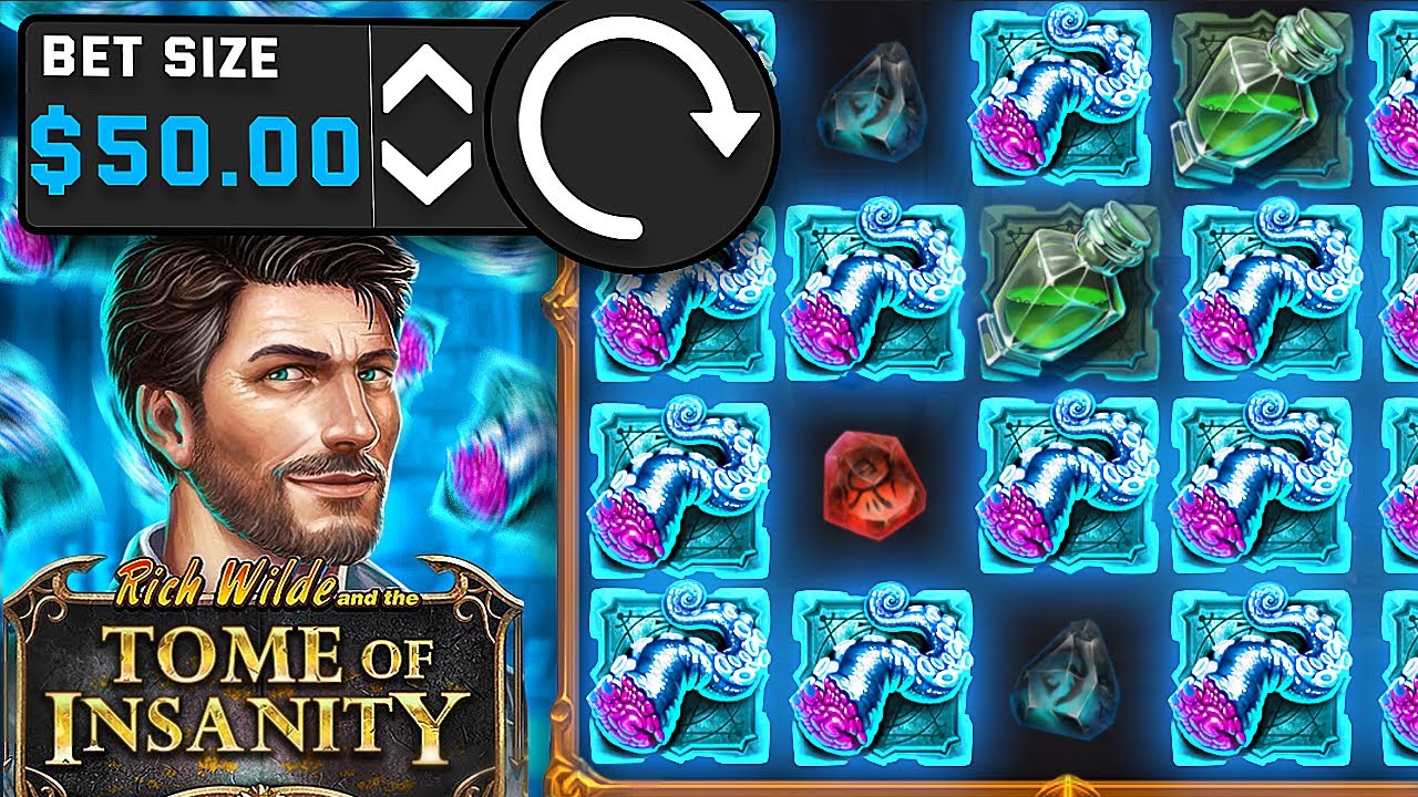 INSANE 50$ SPINS ON TOME OF INSANITY!
