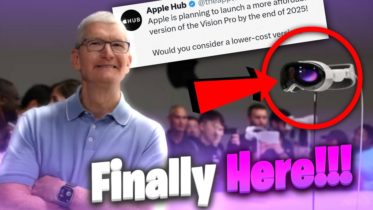 Apple FINALLY announced The Vision Pro - YouTube