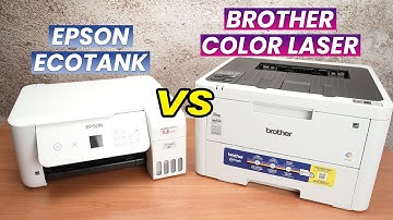 Epson EcoTank VS Brother Color Laser Printer : Which One Should You Choose?