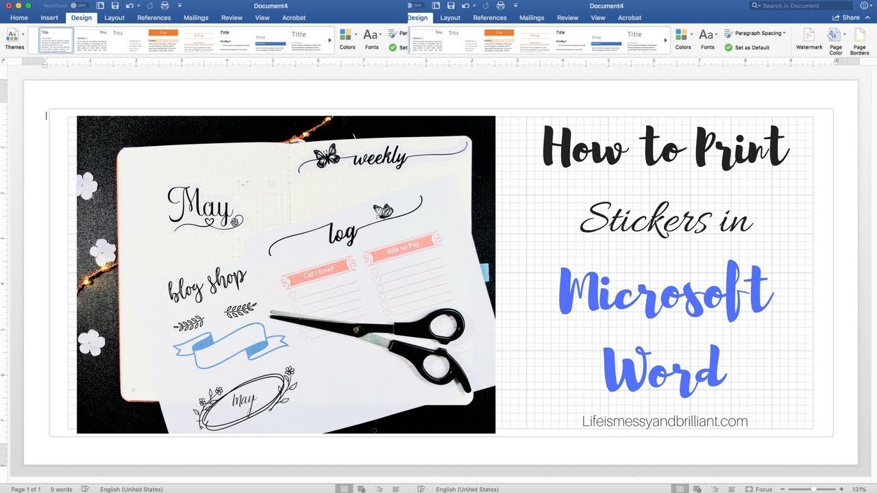 How to Print Stickers in Microsoft Word 