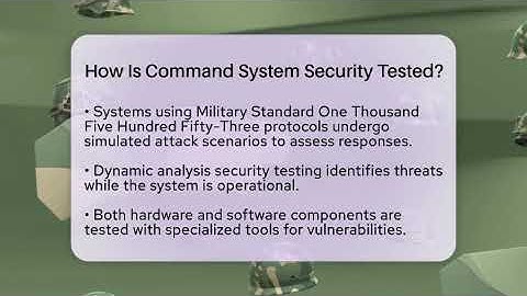 How Is Command System Security Tested? - Tactical Warfare Experts