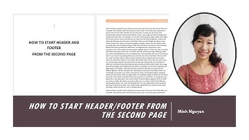 How to start header and footer from the second page (Page 2) in Word without section breaks