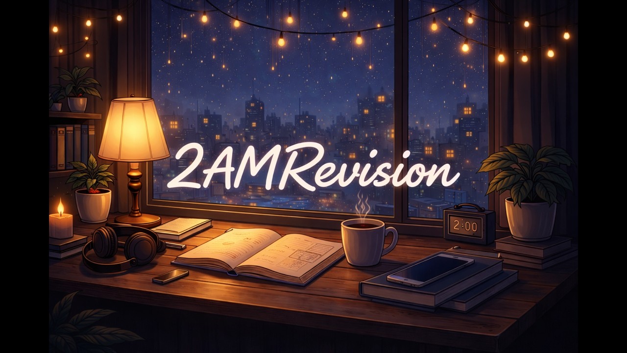 2AM Revision 🌙 | Cozy Lofi Beats for Studying, Focus & Relaxation