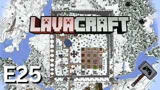 lavaCRAFT E25 | MEGA BASE PROGRESS | Minecraft SMP