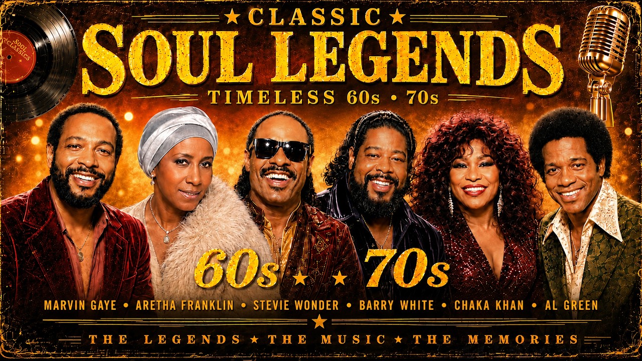 Marvin Gaye, Teddy Pendergrass, Isley Brothers, The O'Jays, Luther