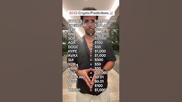 2035 Crypto Predictions! 📈 #Bitcoin #Crypto #ethereum #xrp #binance #solana #memecoins #altcoins
