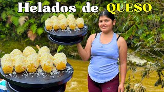 Prepare unos deliciosos HELADOS DE PIÑA Y QUESO para juanito - NATHALIA