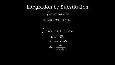 Integral of sin(2x)cos(x) (substitution)