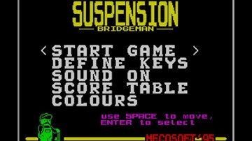 Suspensionbridgeman ZX Spectrum game 1995