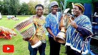 Wuntanara - African Drumming At Pasley Park Festival, Southwark