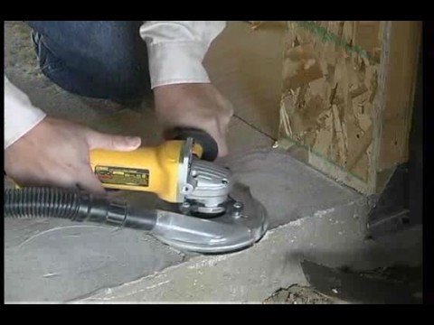 grinding dust concrete