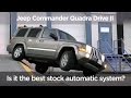 Jeep Commander Quadra Drive II / offroad test, stock automatic, climbing